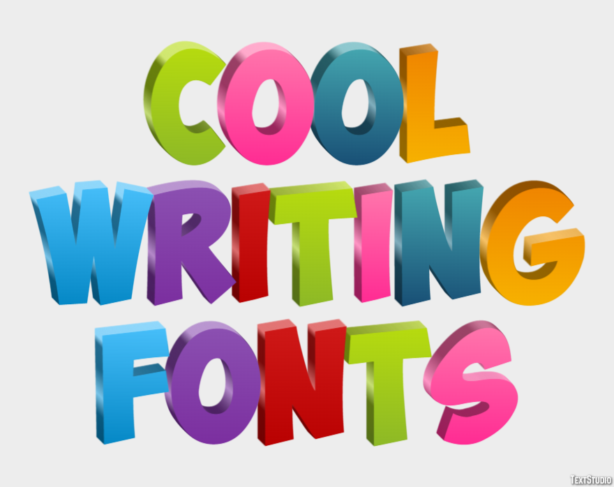 Cool Writing Fonts テキスト効果
