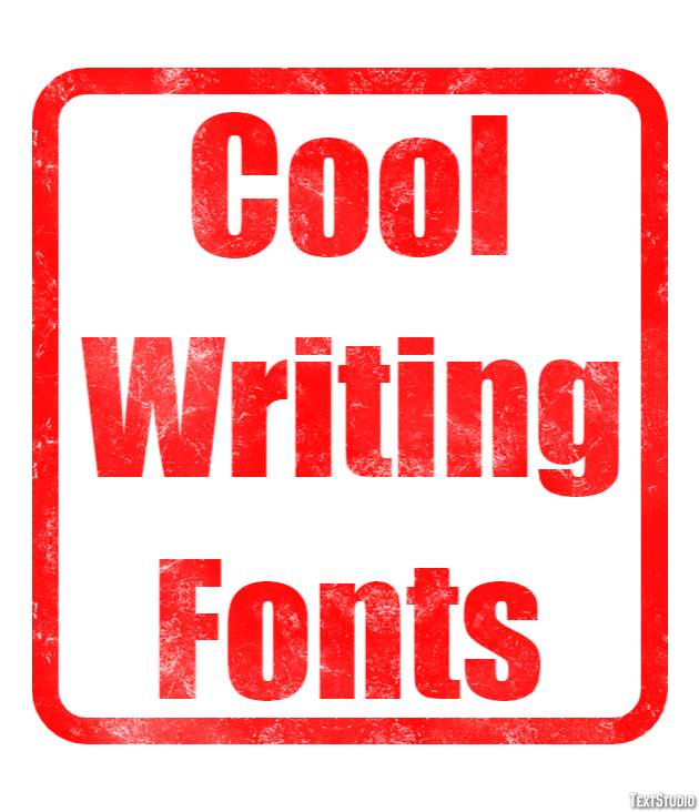 Cool Writing Fonts テキスト効果