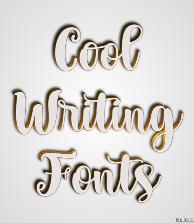 Cool Writing Fonts テキスト効果
