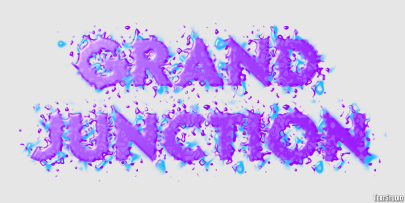 Grand Junction Effetto testo