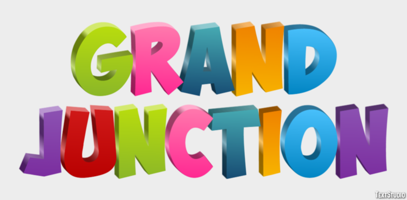 Grand Junction Effetto testo