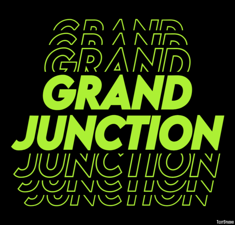 Grand Junction Effetto testo