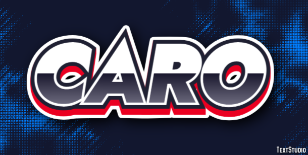Caro Text effect