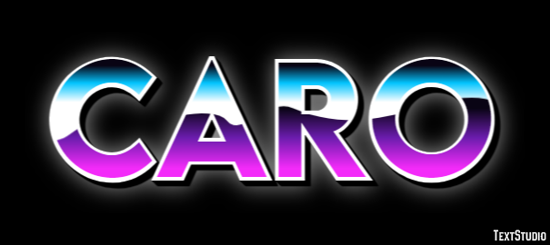 Caro Text Effect