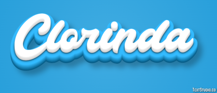Clorinda Text Effect