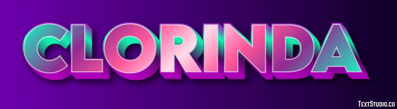 Clorinda Text Effect