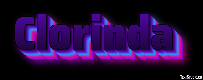 Clorinda Text Effect