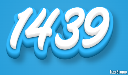 1439 Text effect