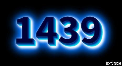 1439 Tekst Effect