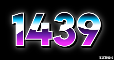 1439 Tekst Effect