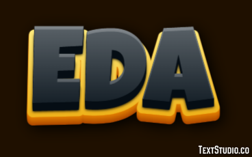 Eda Эффект текста