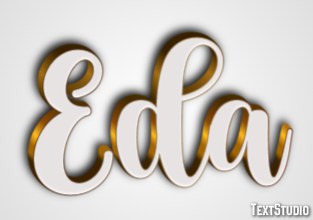 Eda Эффект текста