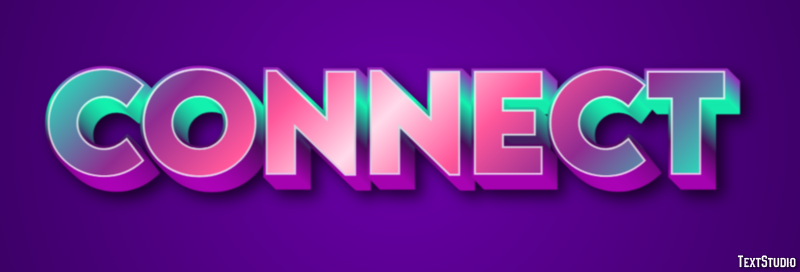 Connect Text Effect