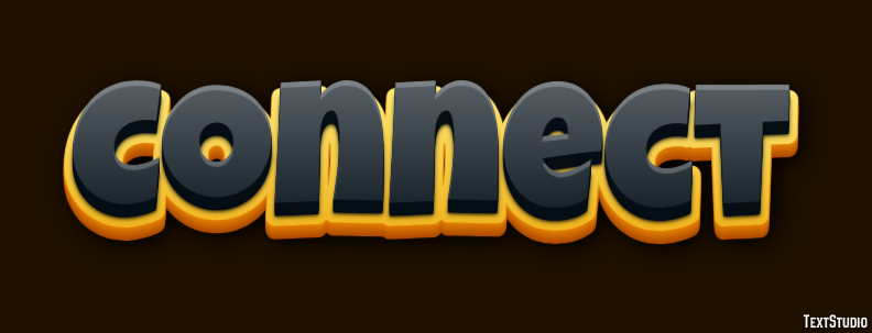 Connect Text effect