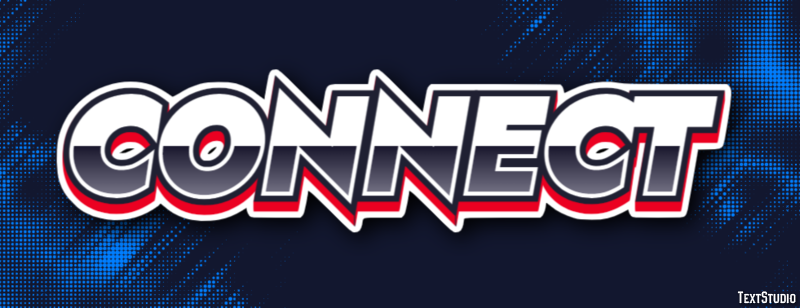 Connect Text effect
