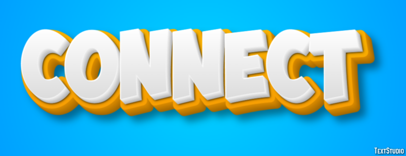 Connect Text Effect