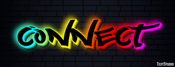 Connect Text Effect