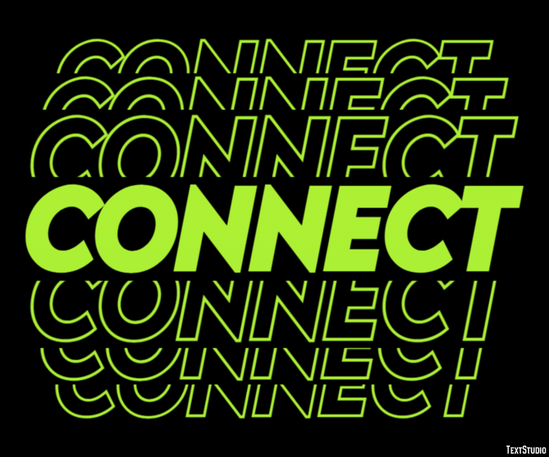 Connect Efecto de Texto