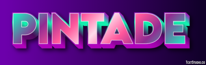 Pintade Effetto testo
