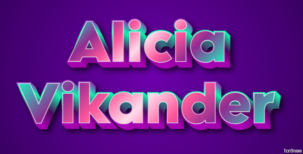 Alicia Vikander Metin Efekti