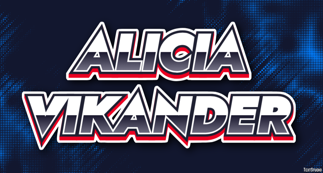 Alicia Vikander Effetto testo