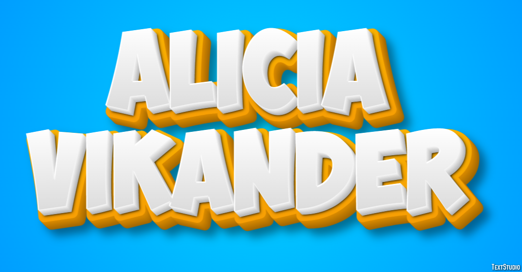 Alicia Vikander Effetto testo