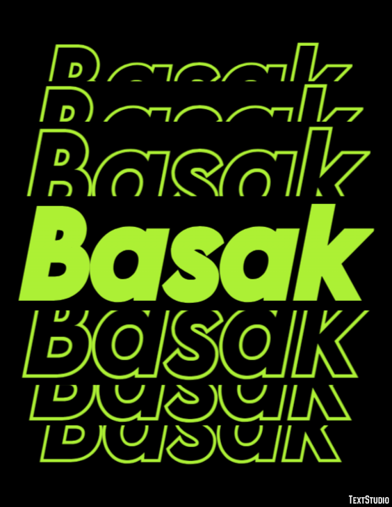 Basak Tekst Effect