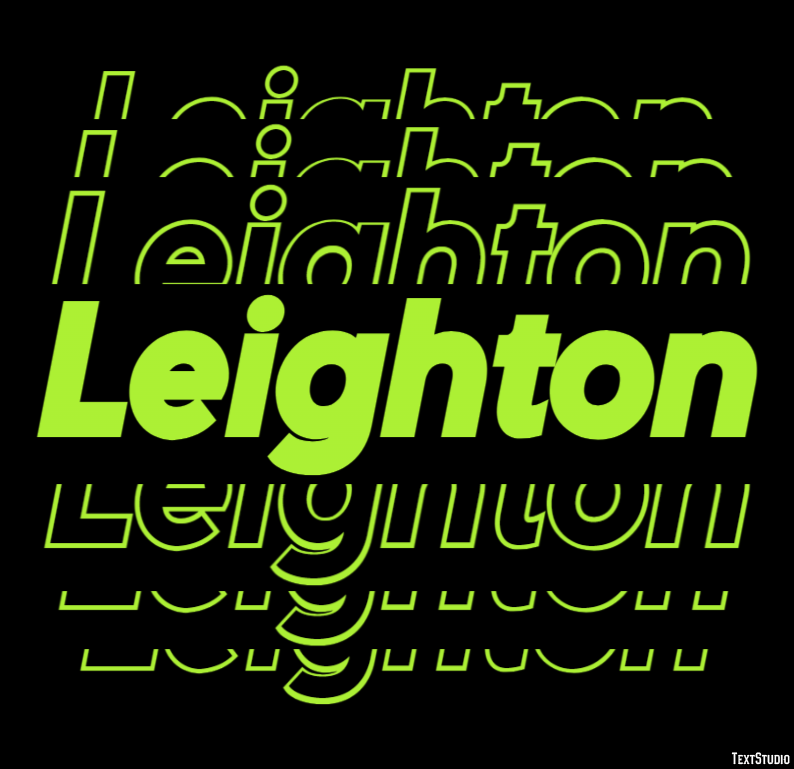 Leighton テキスト効果