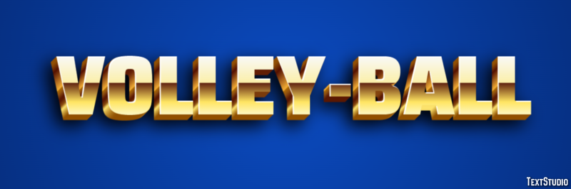 Volley-ball Text Effect