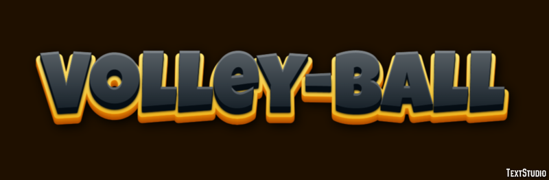 Volley-ball Text Effect
