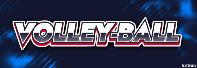 Volley-ball Effet de texte