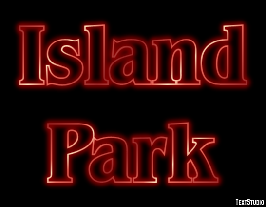 Island Park Texteffekt