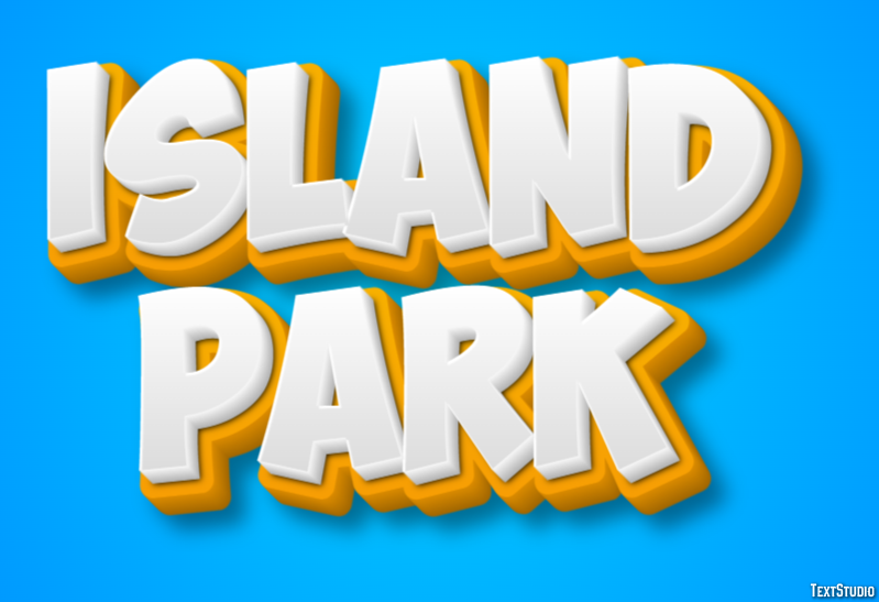 Island Park Efekt tekstowy