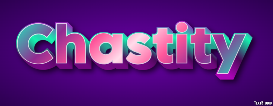 Chastity Text Effect
