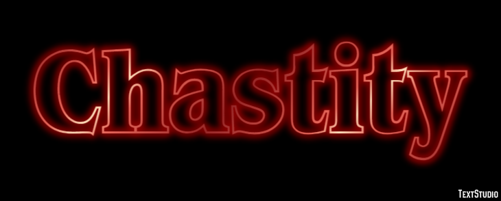 Chastity Text Effect