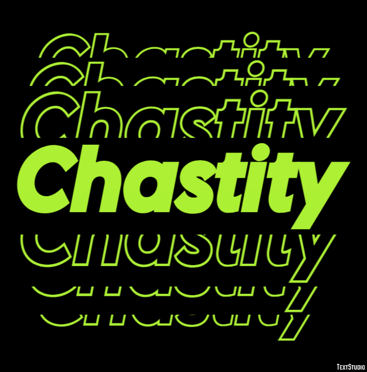 Chastity Tekst Effect