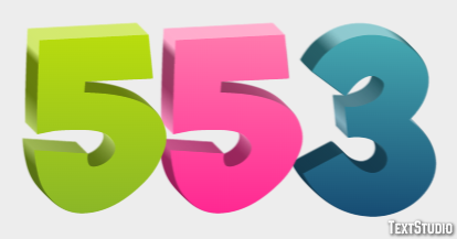553 Efekt tekstowy