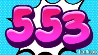553 テキスト効果