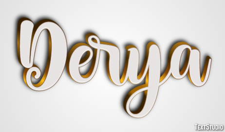 Derya Efeito de texto
