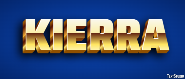 Kierra Text Effect