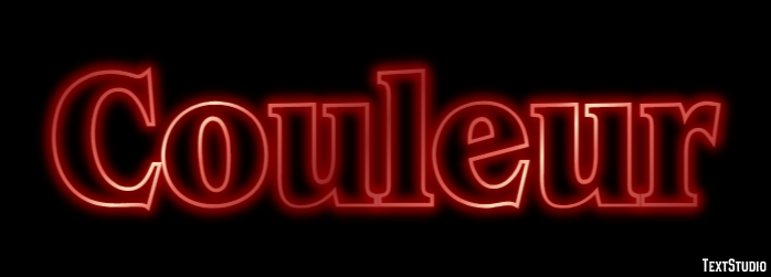 Couleur Effet de Texte