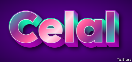 Celal Text effect