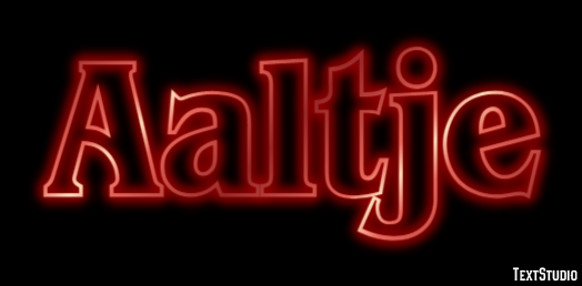 Aaltje Texteffekt