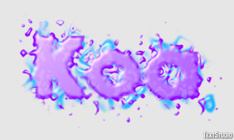 Koa Text Effect