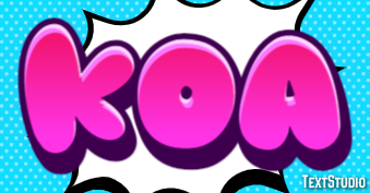 Koa Effet de Texte