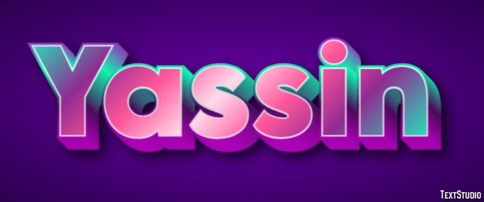 Yassin Text effect