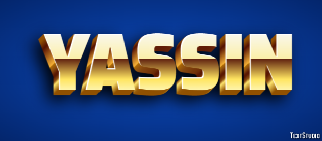 Yassin Text effect