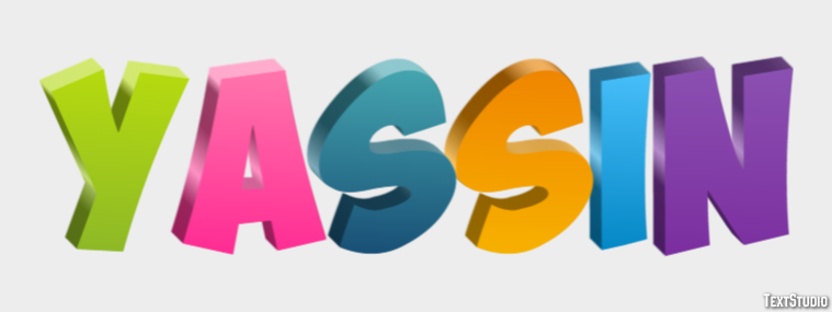 Yassin Text effect