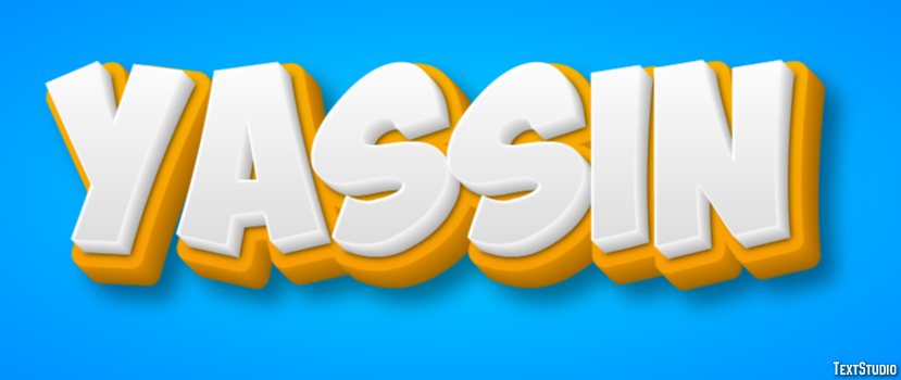Yassin Text effect