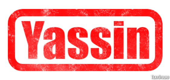 Yassin Text effect